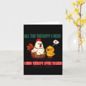 Talking To My Sister Is All The Therapy I Need Fun Kaart (Gele Bloem)