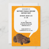 Talking Toad Toadally Geweldige verjaardagsfeestje Kaart (Voorkant)