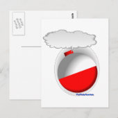 Talking Vissen Bobber (float) Briefkaart (Voorkant / Achterkant)