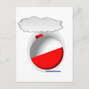 Talking Vissen Bobber (float) Briefkaart