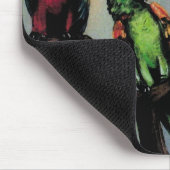 Talkparrots ~ Mousepad Muismat (Hoek)