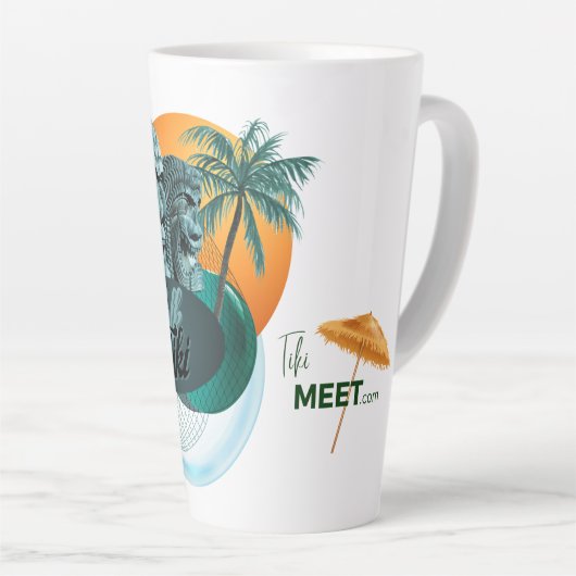 TalkTiki - Tall Latte Mok (Rechterhoek)