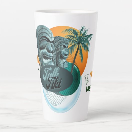 TalkTiki - Tall Latte Mok (Voorkant)