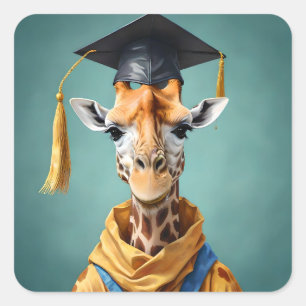 Tall Achievements: een dag van het Afstuderen van  Vierkante Sticker