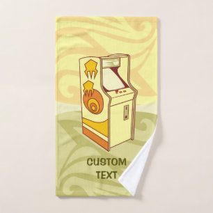 Tall arcade game console bad handdoek