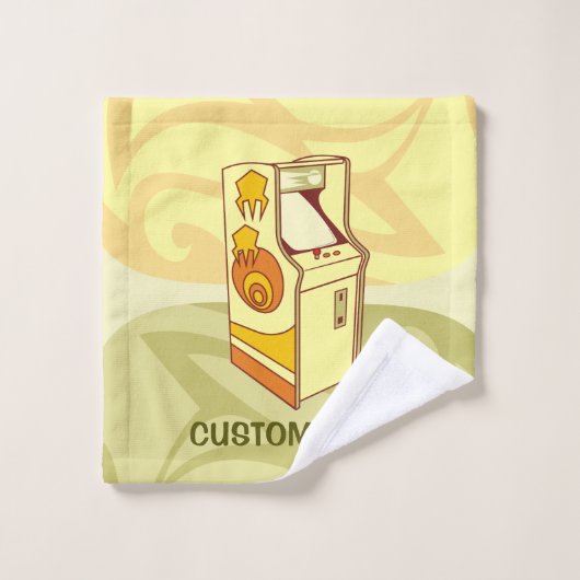 Tall arcade game console bad handdoek (Wasdoekje)