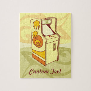 Tall arcade game console jigsaw puzzel