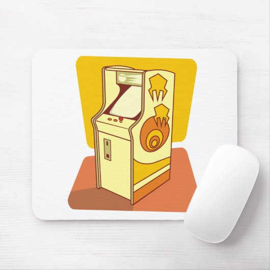 Tall arcade game console muismat (Met muis)