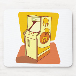 Tall arcade game console muismat