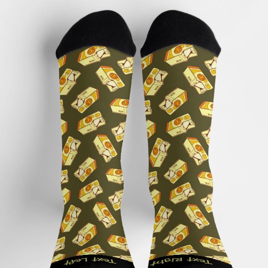 Tall Arcade Game Console Patroonvergrendelingen Sokken (Top)