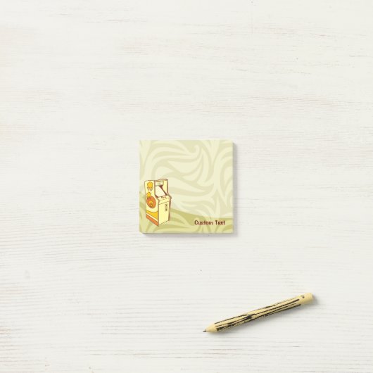 Tall Arcade Game Console Post-it® Notes (Op bureau)