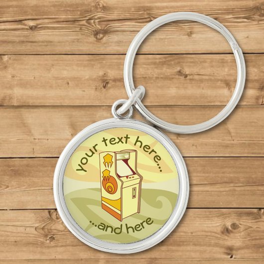 Tall Arcade Game Console Sleutelhanger