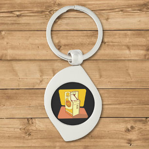 Tall arcade game console sleutelhanger