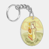 Tall Arcade Game Console Sleutelhanger (Voorkant Links)