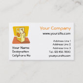 Tall arcade game console visitekaartje (Voorkant)