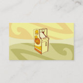 Tall arcade game console visitekaartje (Achterkant)