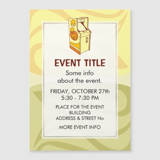 Tall Arcade Games Console (Voorkant)