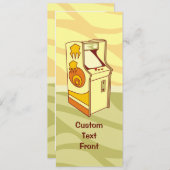 Tall Arcade Games Console Kaart (Voorkant / Achterkant)