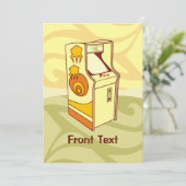 Tall Arcade Games Console Kaart (Staand voorkant)