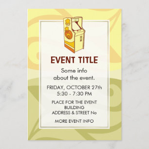 Tall Arcade Games Console Kaart