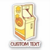 Tall Arcade Games Console Sticker (Voorkant)