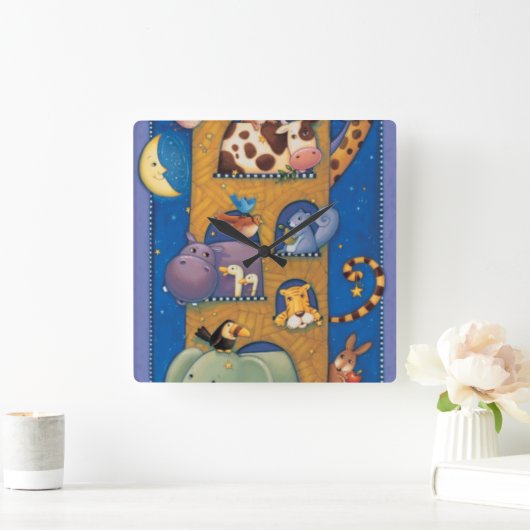 Tall Ark Vierkante Klok (Huis)