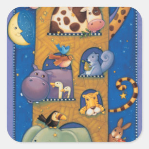 Tall Ark Vierkante Sticker