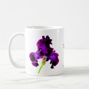Tall Bearded Iris Coffee Mok