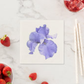 Tall Bearded Paars Iris Servet (Insitu)