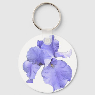 Tall Bearded Paars Iris Sleutelhanger