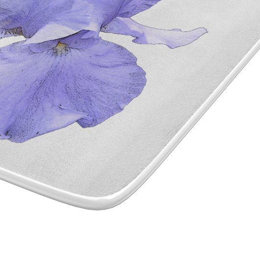 Tall Bearded Paars Iris Snijplank (Hoek)