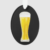 Tall Beer Personalized Ornament (achterkant)