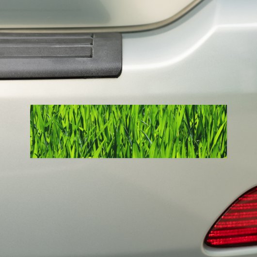 Tall-blades van gras bumpersticker (Op auto)