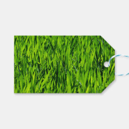 Tall-blades van gras cadeaulabel