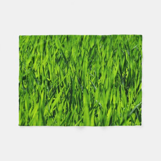 Tall-blades van gras fleece deken (Voorkant (Horizontaal))