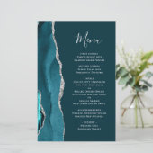 Tall Budget Blauwgroen Blue Silver Agate Wedding M (Staand voorkant)