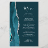 Tall Budget Blauwgroen Blue Silver Agate Wedding M (Voorkant)