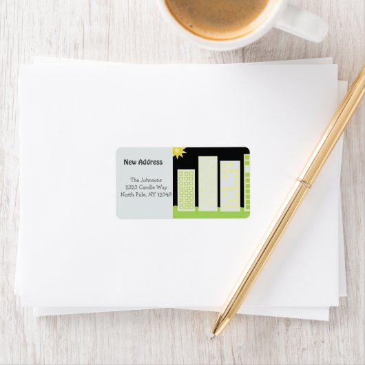 Tall Build New Address Etiket (Insitu)