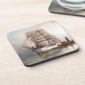 Tall Clipper Ship Ocean High Zee Onderzetter (Linkerzijde)