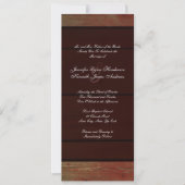 Tall Country Wedding Invitation Kaart (Voorkant)