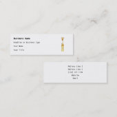 Tall Cute Giraffe. Cartoon Animal. Mini Visitekaartje (Voorkant / Achterkant)