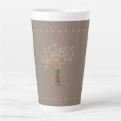 Tall Decorative Coffee Latte Mok (Voorkant)