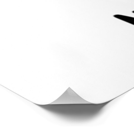 Tall Duck en Handsome Funny Animal Pun Poster (Hoek)