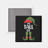 Tall Elf Matching Family Kerstmis Magneet (Voorkant / Achterkant)