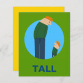 TALL Flashcard voor Initiaal T 1 Lettergreep Woord (Voorkant / Achterkant)