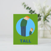 TALL Flashcard voor Initiaal T 1 Lettergreep Woord (Staand voorkant)