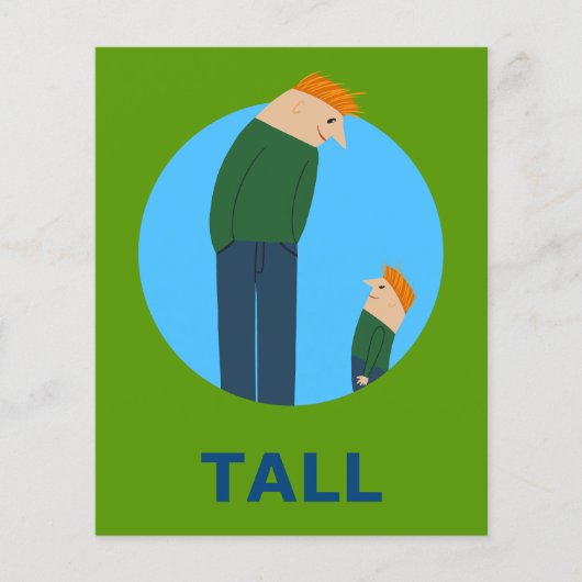 TALL Flashcard voor Initiaal T 1 Lettergreep Woord (Voorkant)