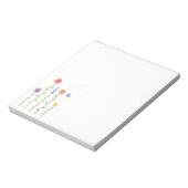 Tall Flowers - Notitieblok (Linkerzijde)