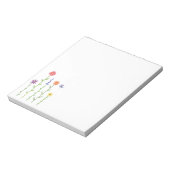 Tall Flowers Notitieblok (Linkerzijde)