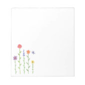 Tall Flowers Notitieblok (Voorkant)